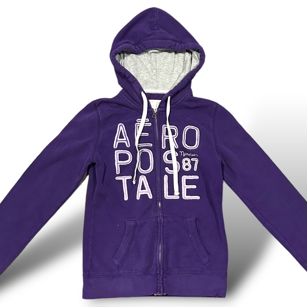 y2k Aeropostale zip up sweater
